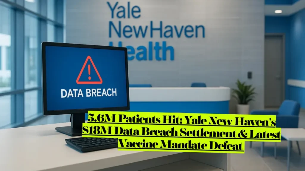 Yale New Haven Class Action Lawsuit, 5.6M Patients Data Breach Hit, Yale New Haven's $18M Data Breach Settlement & Latest Vaccine Mandate Defeat
