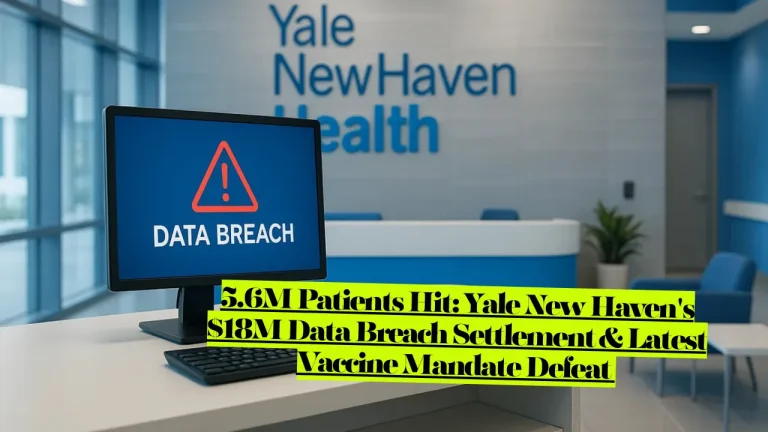 Yale New Haven Class Action Lawsuit, 5.6M Patients Data Breach Hit, Yale New Haven's $18M Data Breach Settlement & Latest Vaccine Mandate Defeat