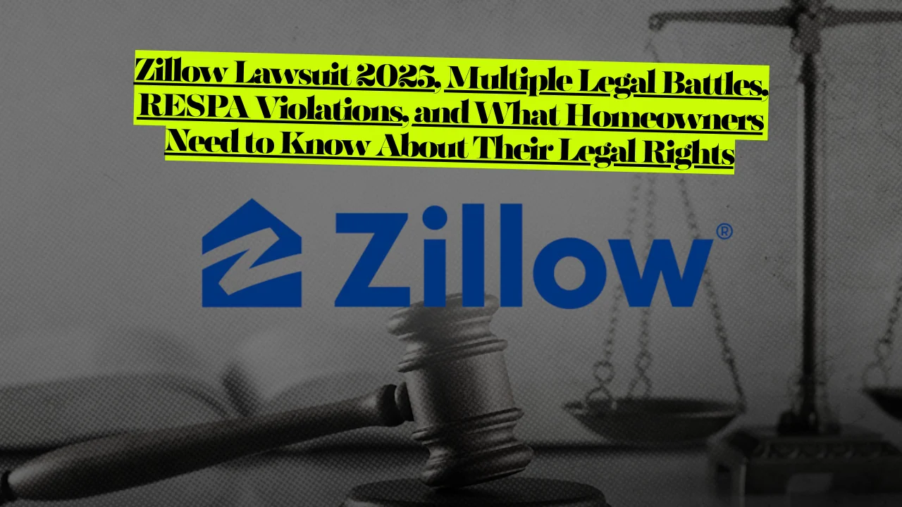 Zillow Lawsuit 2025, Multiple Legal Battles, RESPA Violations, And What