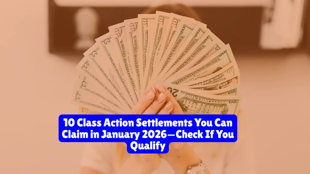 10 Class Action Settlements You Can Claim in January 2026—Check If You Qualify