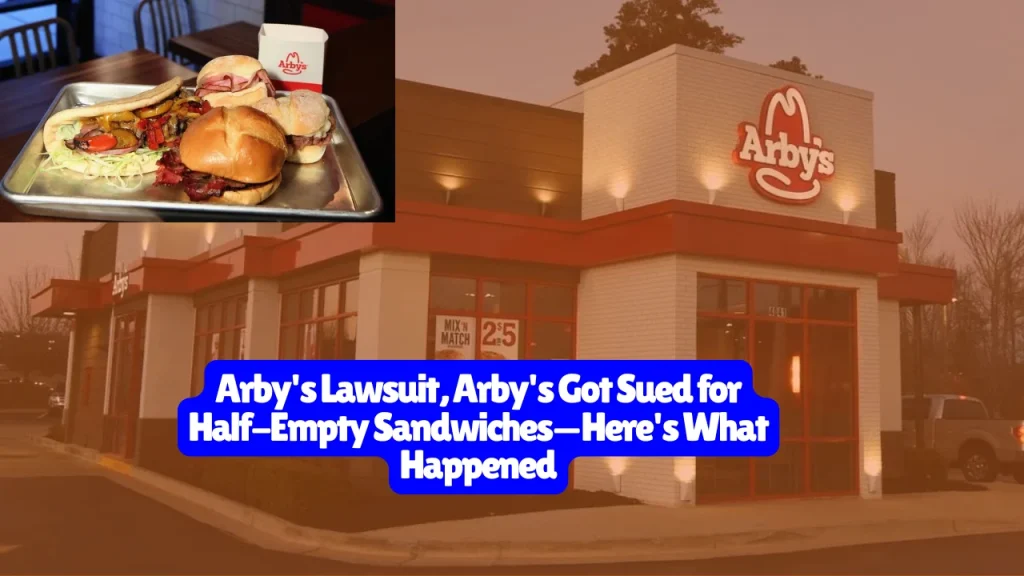 Arby's Lawsuit, Arby's Got Sued for Half-Empty Sandwiches Made Fries & Drinks Smaller Without Dropping Prices