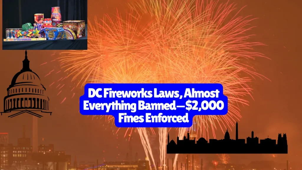 Are Fireworks Legal In Washington DC? Almost Everything Banned—$2,000 Fines Enforced