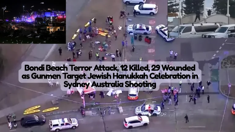 Bondi Beach Terror Attack, 12 Killed, 29 Wounded as Gunmen Target Jewish Hanukkah Celebration in Sydney Australia Shooting