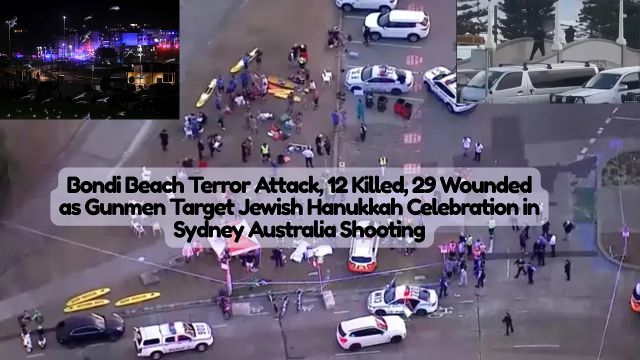 Bondi Beach Terror Attack, 12 Killed, 29 Wounded As Gunmen Target