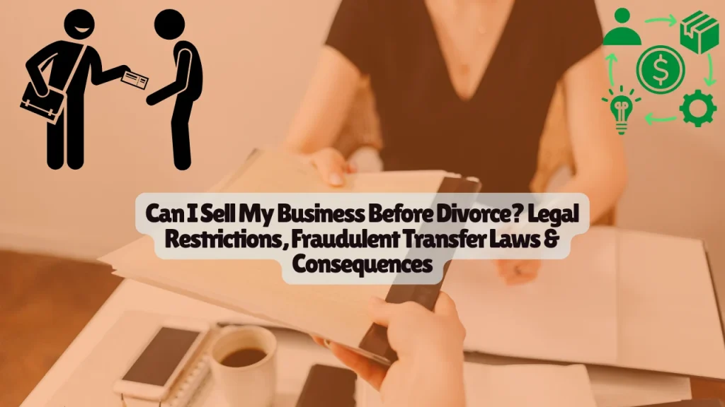 Can I Sell My Business Before Divorce? Legal Restrictions, Fraudulent Transfer Laws & Consequences