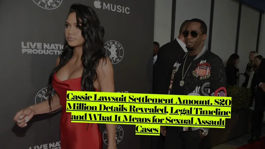 Cassie Lawsuit Settlement Amount, $20 Million Details Revealed, Legal Timeline and What It Means for Sexual Assault Cases