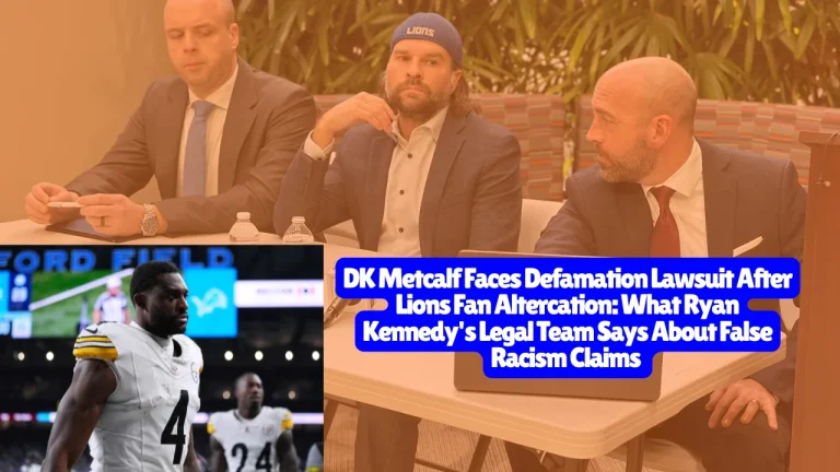 DK Metcalf Faces Defamation Lawsuit After Lions Fan Altercation, What Ryan Kennedy's Legal Team Says About False Racism Claims
