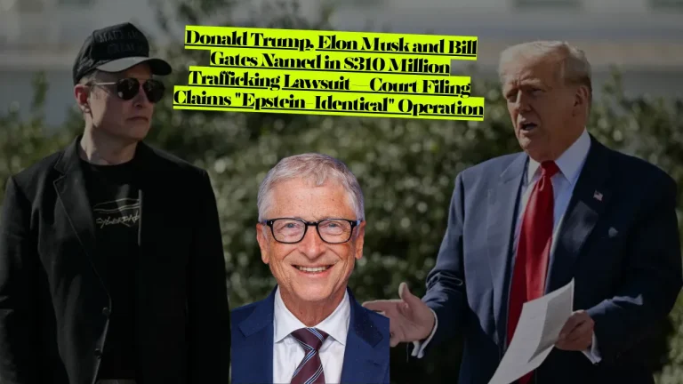 Donald Trump Lawsuit Today, Elon Musk and Bill Gates Named in $310 Million Trafficking Lawsuit—Court Filing Claims "Epstein-Identical" Operation 3 Donald Trump Lawsuit Today, Elon Musk and Bill Gates Named in $310 Million Trafficking Lawsuit—Court Filing Claims "Epstein-Identical" Operation