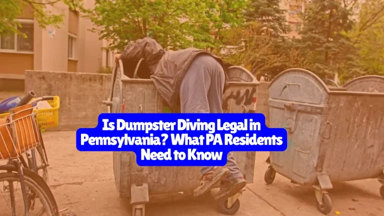Is Dumpster Diving Legal in Pennsylvania? What PA Residents Need to Know