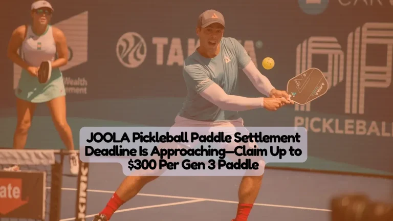 JOOLA Pickleball Paddle Settlement Deadline Is Approaching—Claim Up to $300 Per Gen 3 Paddle