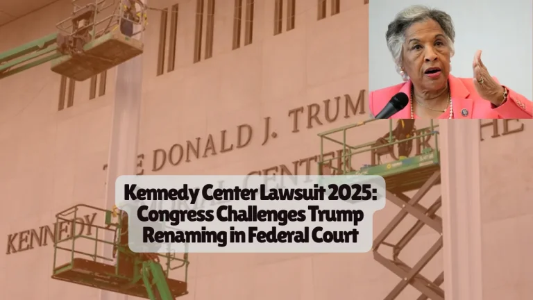Kennedy Center Lawsuit 2025, Congress Challenges Trump Renaming in Federal Court