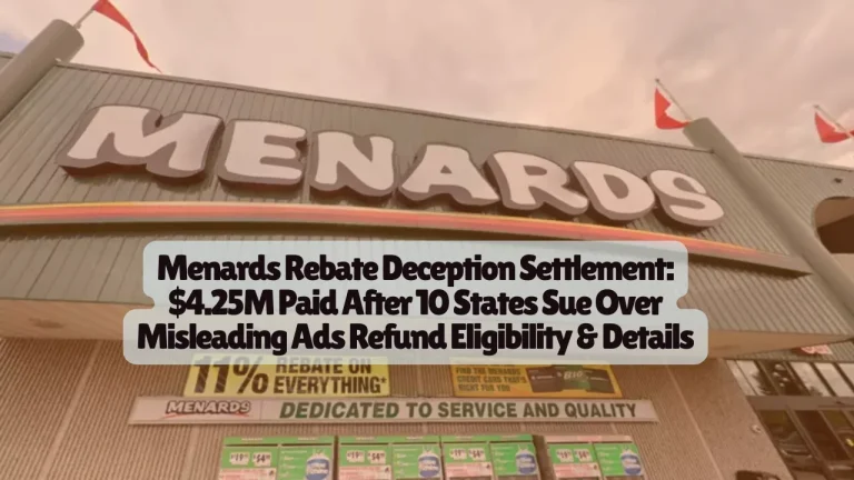 Menards Rebate Deception Settlement: $4.25M Paid After 10 States Sue Over Misleading Ads Refund Eligibility & Details 1 Menards Rebate Deception Settlement: $4.25M Paid After 10 States Sue Over Misleading Ads Refund Eligibility & Details