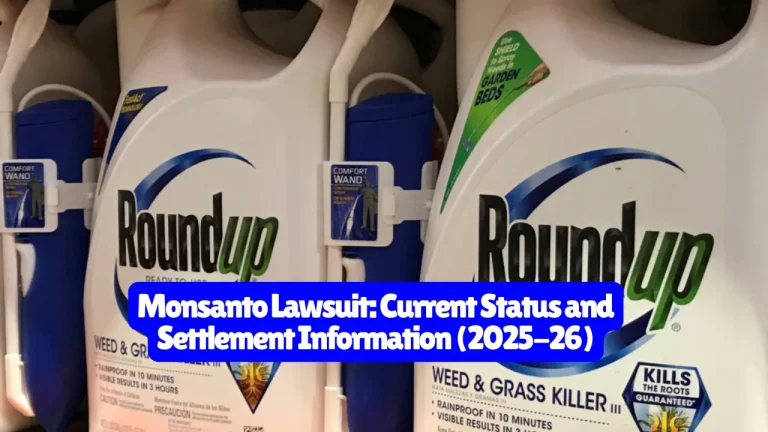 Monsanto Lawsuit, Current Status and Settlement Information (2025-26) 3 Monsanto Lawsuit, Current Status and Settlement Information (2025-26)