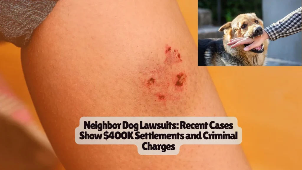 Neighbor Dog Lawsuits, Neighbor's Dog Mauled My Child, $400K Settlements and Jail Time for Owners