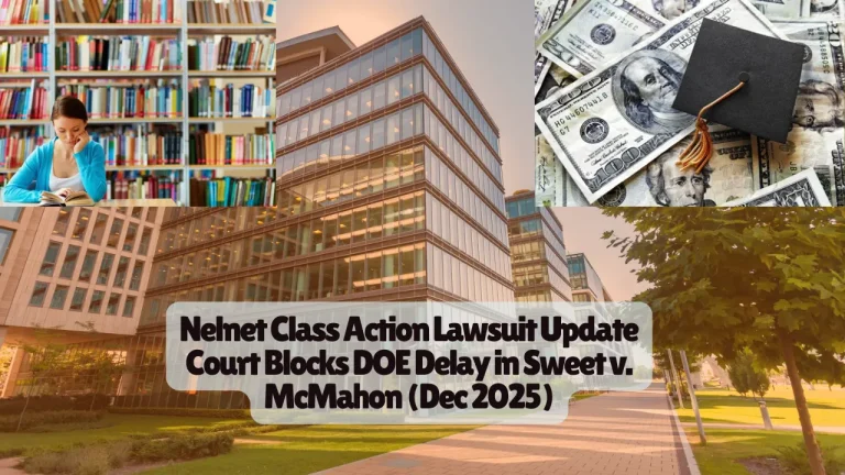 Nelnet Class Action Lawsuit Update Court Blocks DOE Delay in Sweet v. McMahon (Dec 2025) 4 Nelnet Class Action Lawsuit Update Court Blocks DOE Delay in Sweet v. McMahon (Dec 2025)