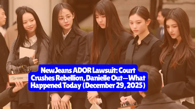 NewJeans ADOR Lawsuit, Court Crushes Rebellion, Danielle Out—What Happened Today (December 29, 2025)