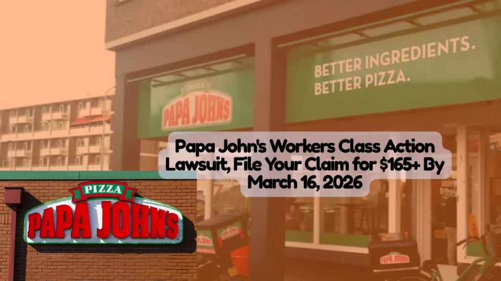 Papa John’s Workers Lawsuit, $165+ Payments Available—Claims Due by March 16, 2026