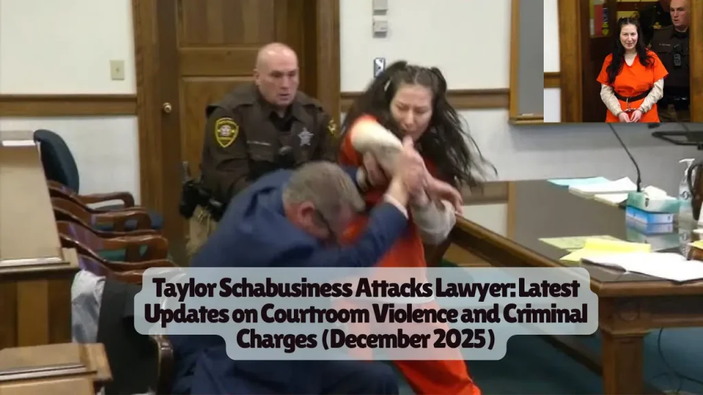 Taylor Schabusiness Attacks Lawyer: Latest Updates on Courtroom Violence and Criminal Charges (December 2025)