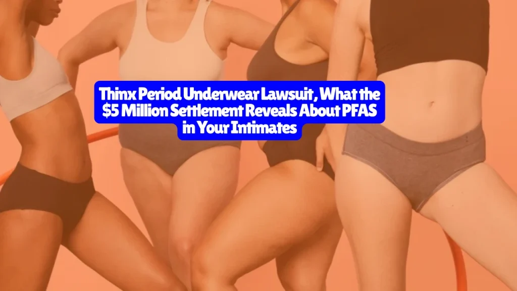 Thinx Period Underwear Lawsuit, What the $5 Million Settlement Reveals About PFAS in Your Intimates