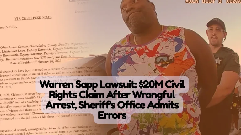 Warren Sapp Lawsuit, $20M Civil Rights Claim After Wrongful Arrest, Sheriff's Office Admits Errors 9 Warren Sapp Lawsuit, $20M Civil Rights Claim After Wrongful Arrest, Sheriff's Office Admits Errors
