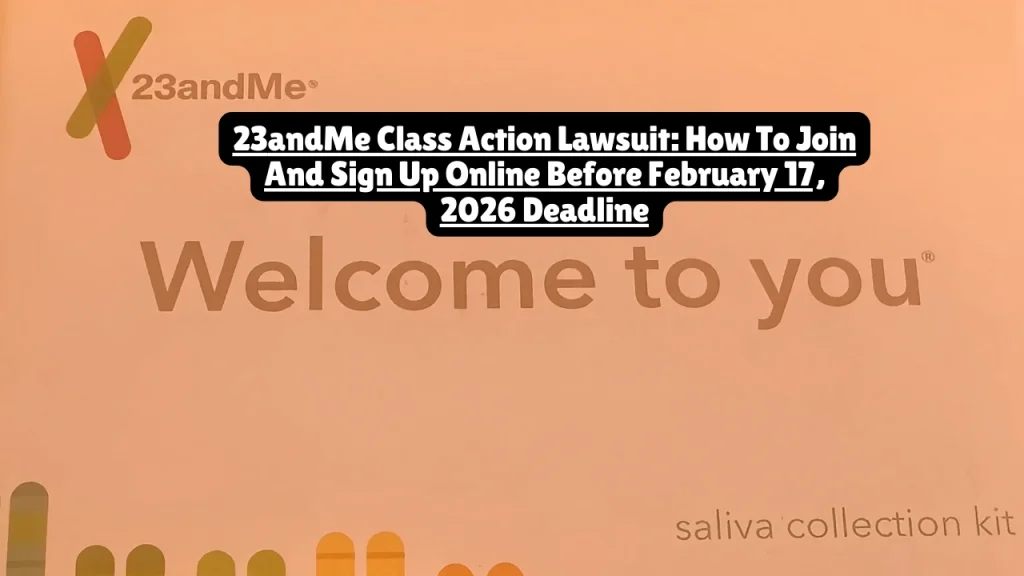 Learn how to join the 23andMe class action lawsuit and file your claim online before the February 17, 2026 deadline. Up to $10,000 available for affected customers.