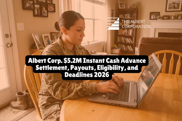 Albert Corp. $5.2M Instant Cash Advance Settlement for Active-Duty Military Member, Payouts, Eligibility, and Deadlines 2026 5 Albert Corp. $5.2M Instant Cash Advance Settlement for Active-Duty Military Member, Payouts, Eligibility, and Deadlines 2026