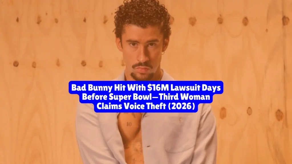 Bad Bunny Hit With $16M Lawsuit Days Before Super Bowl—Third Woman Claims Voice Theft (2026)