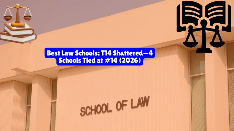 Yale and Stanford tie at #1, but the T14 exploded in 2025. Cornell dropped to #18 while 4 schools tied at #14. Best law schools rankings (2026) revealed.