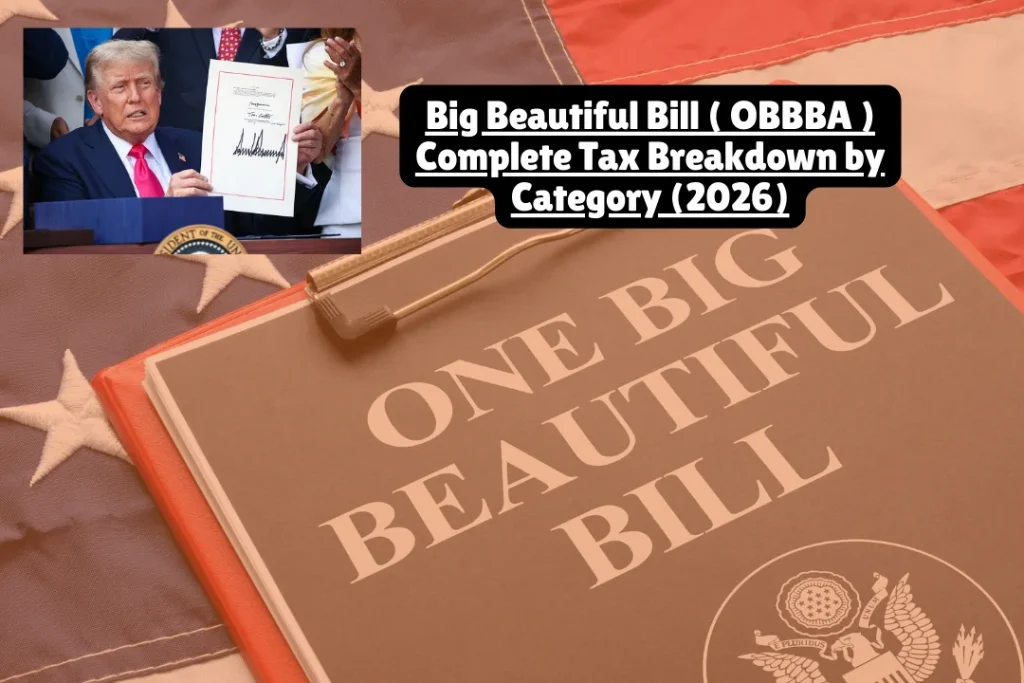 One Big Beautiful Bill Act OBBBA Complete Tax Breakdown by Category 2026