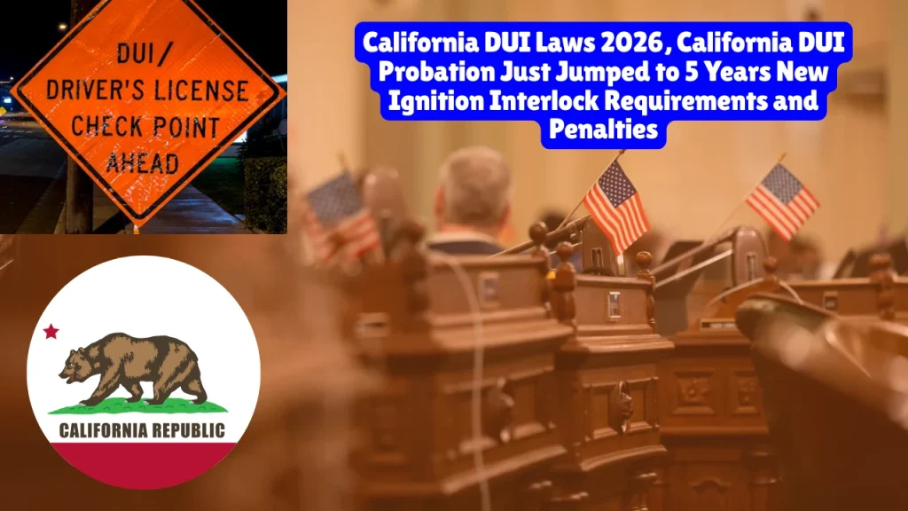 California DUI Laws 2026, Probation Just Jumped to 5 Years New Ignition Interlock Requirements and Penalties