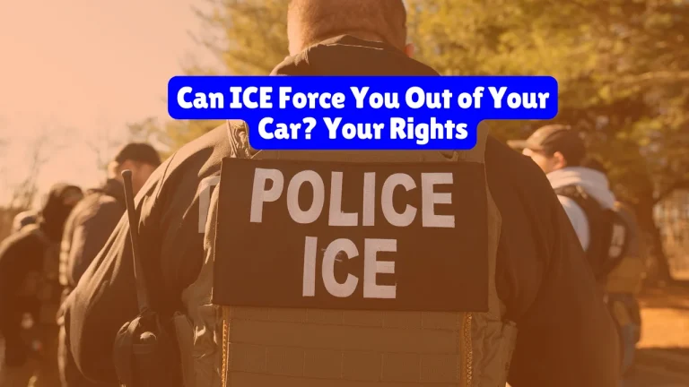 Can ICE Force You Out of Your Car? Your Rights