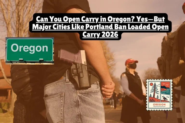 Can You Open Carry in Oregon Yes—But Major Cities Like Portland Ban Loaded Open Carry 2026