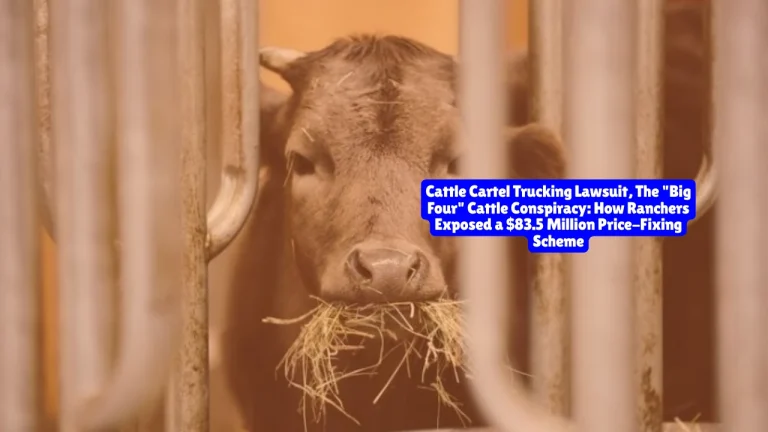 Cattle Cartel Trucking Lawsuit, The Big Four Cattle Conspiracy How Ranchers Exposed a $83.5 Million Price-Fixing Scheme
