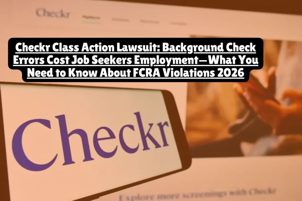 Checkr Class Action Lawsuit, Background Check Errors Cost Job Seekers Employment—What You Need to Know About FCRA Violations 2026