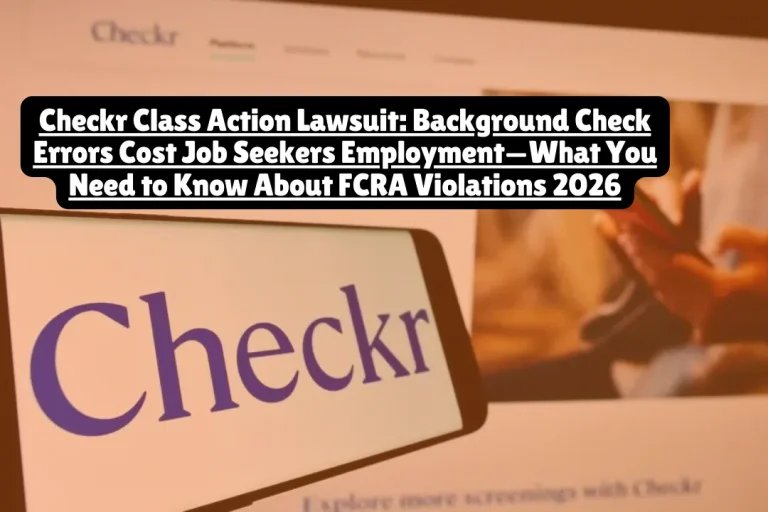 Checkr Class Action Lawsuit, Background Check Errors Cost Job Seekers Employment—What You Need to Know About FCRA Violations 2026