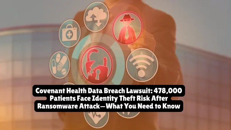 Covenant Health Data Breach Lawsuit, 478,000 Patients Face Identity Theft Risk After Ransomware Attack—What You Need to Know