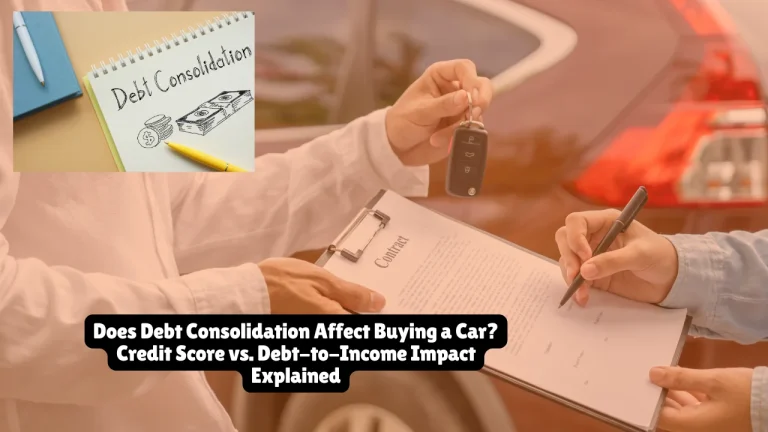 Does Debt Consolidation Affect Buying a Car? Credit Score vs. Debt-to-Income Impact Explained 3 how debt consolidation affects buying a car. Discover how lenders evaluate credit scores vs. debt-to-income ratios, optimal timing strategies, and your rights under federal law.