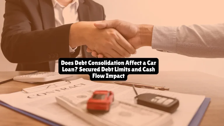Does Debt Consolidation Affect a Car Loan? Secured Debt Limits and Cash Flow Impact 1 Does Debt Consolidation Affect a Car Loan Secured Debt Limits and Cash Flow Impact