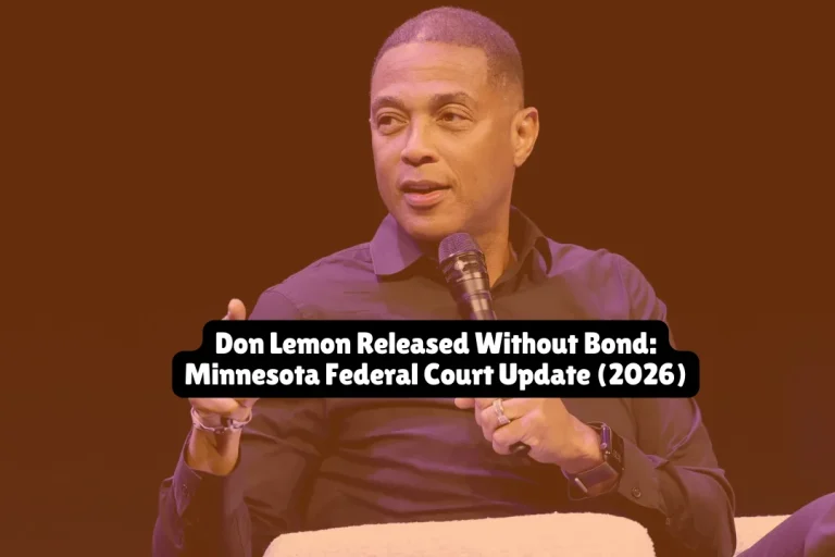 Don Lemon Released Without Bond, Minnesota Federal Court Update 2026 9 Don Lemon Released Without Bond, Minnesota Federal Court Update 2026