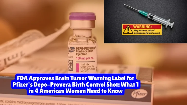 FDA Approves Brain Tumor Warning Label for Pfizer's Depo-Provera Birth Control Shot, What 1 in 4 American Women Need to Know