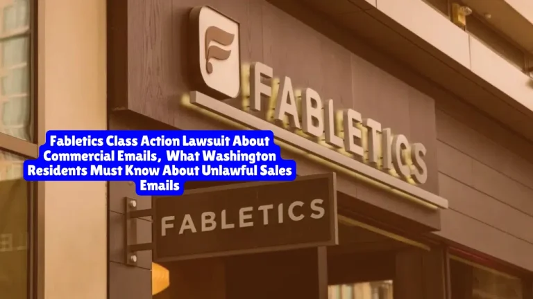 A class action lawsuit filed in December 2025 alleges Fabletics sent commercial emails to Washington residents with false or misleading subject lines, violating Washington's Commercial Electronic Mail Act. Plaintiff Karl Mundt claims the activewear retailer sent emails misrepresenting sale durations and falsely advertising "sitewide" promotions that didn't apply to all products, seeking $500 statutory damages per violation for affected Washington consumers.