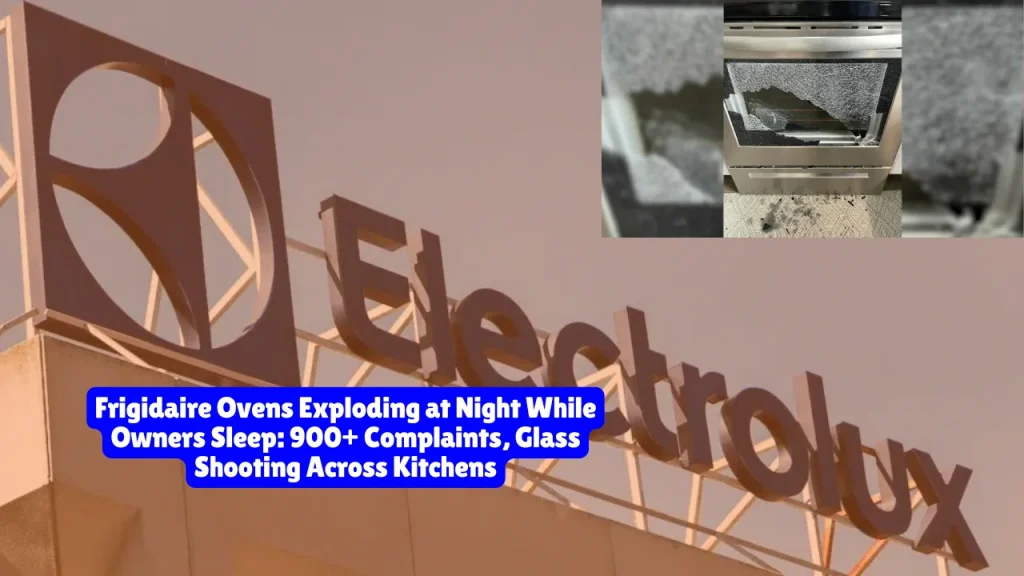 Frigidaire Ovens Exploding at Night While Owners Sleep, 900+ Complaints, Glass Shooting Across Kitchens