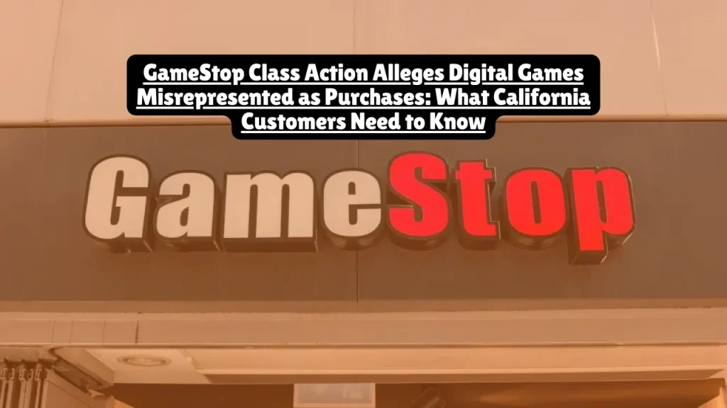 GameStop Class Action Alleges Digital Games Misrepresented as Purchases, What California Customers Need to Know