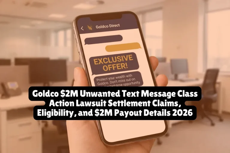 Goldco $2M Unwanted Text Message Class Action Lawsuit Settlement Claims, Eligibility, and $2M Payout Details 2026 3 Goldco $2M Unwanted Text Message Class Action Lawsuit Settlement Claims, Eligibility, and $2M Payout Details 2026