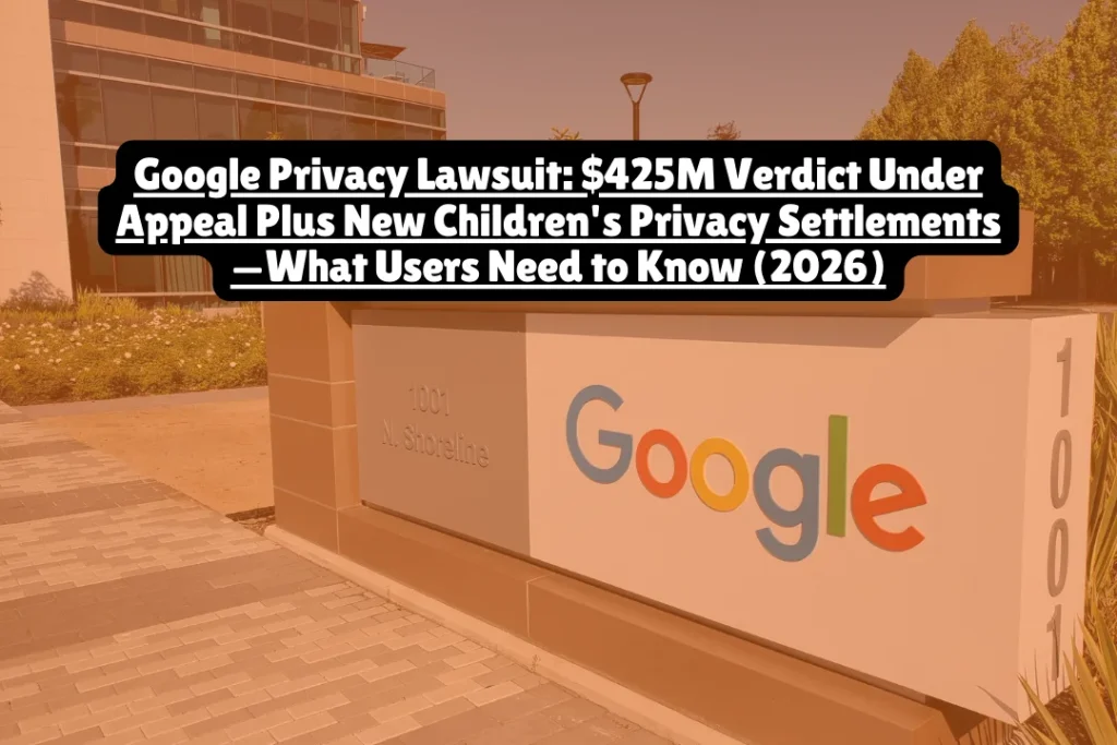 Google faces $425M Gmail privacy verdict under appeal plus $38M+ children's privacy settlements. YouTube claims due Jan 21, 2026. Learn who qualifies and how to file.