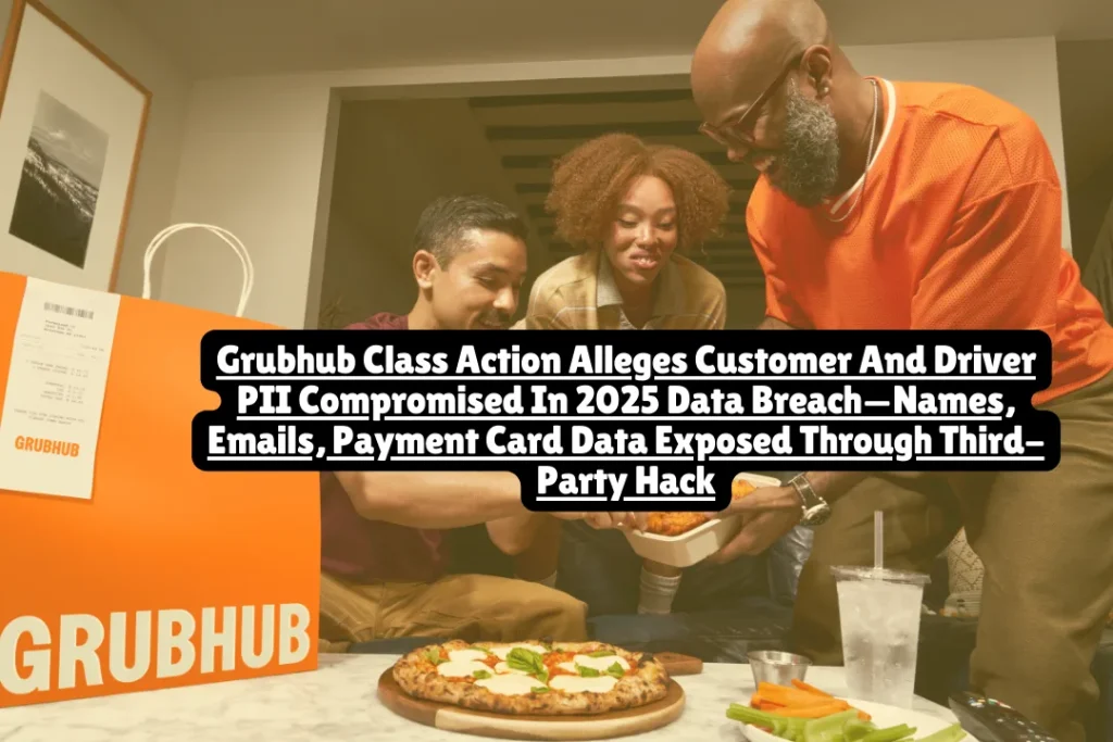 Grubhub Class Action Alleges Customer And Driver PII Compromised In 2025 Data Breach—Names, Emails, Payment Card Data Exposed Through Third-Party Hack