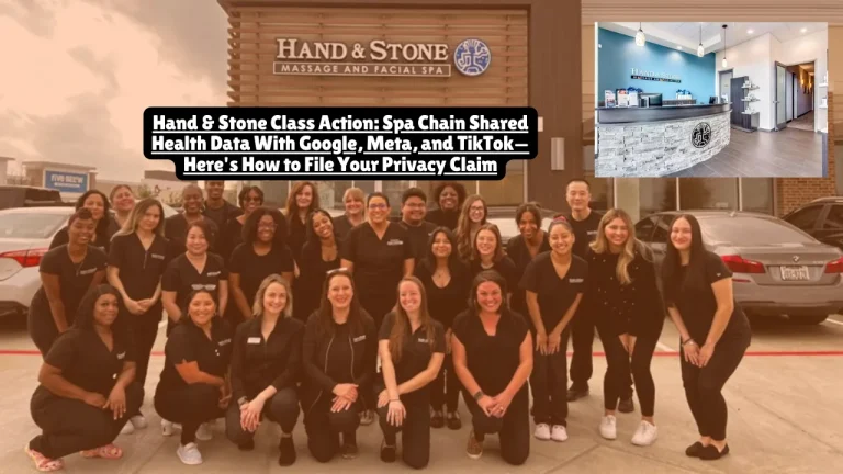 https://allaboutlawyer.com/hand-stone-spa-class-action-spa-chain-shared-health-data-with-google-meta-and-tiktok-heres-how-to-file-your-privacy-claim/ A federal class action lawsuit filed in January 2026 accuses Hand & Stone Franchise LLC of violating customer privacy by sharing confidential health information with Google, Meta, and TikTok without proper consent. Plaintiff Lauren Wolf claims the spa franchise embedded third-party tracking technologies on its website that transmitted sensitive health-related service selections and appointment activity to major tech platforms for marketing purposes.
