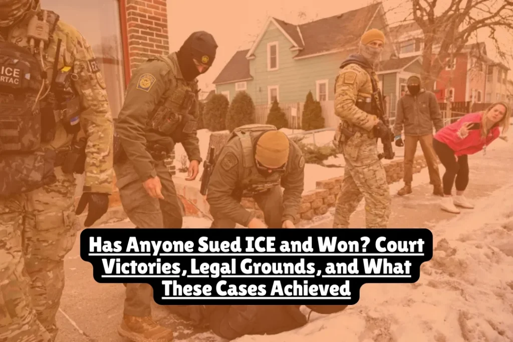 Yes, individuals and organizations have successfully sued ICE and won in federal courts. Victories include court orders stopping unlawful detentions, requiring due process protections, blocking unconstitutional enforcement practices, awarding damages for civil rights violations, and mandating policy changes. In December 2025, a federal court enforced a 2021 permanent injunction blocking a new Trump administration policy to automatically jail unaccompanied minors who turn 18, showing courts continue to hold ICE accountable.