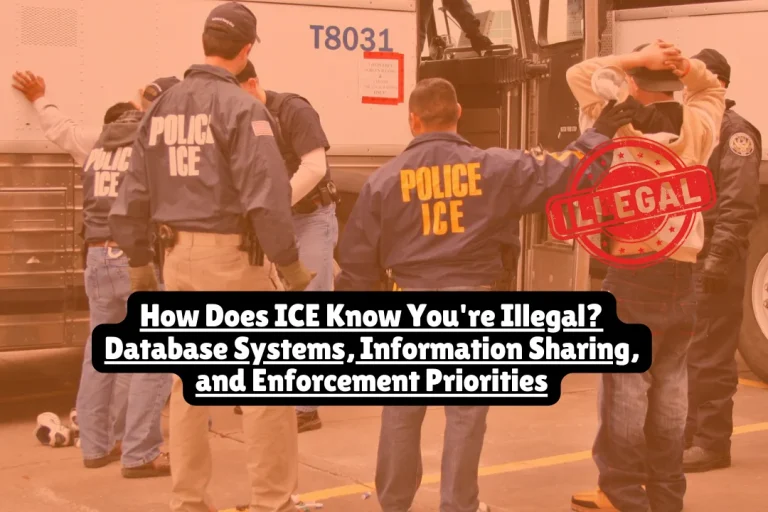 How Does ICE Know You're Illegal Database Systems, Information Sharing, and Enforcement Priorities