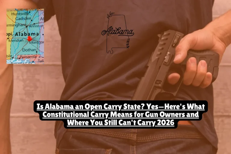 Is Alabama an Open Carry State? Yes—Here's What Constitutional Carry Means for Gun Owners and Where You Still Can't Carry 2026